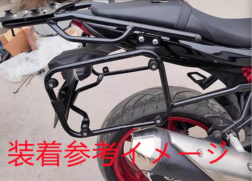 SV650 SV650X 2016-2025 リアキャリア & アルミトップケース 45L 黒 銀