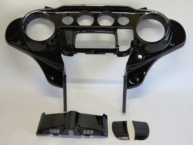 Harley用 Touring FLH 2014-2023 インナーフェアリング 黒
