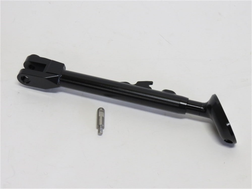 triumph用 streets triple 765 rs RS ストリートトリプルRS 2023 以降 CNC アルミ サイドスタンド 高さ調整可能 黒 #35
