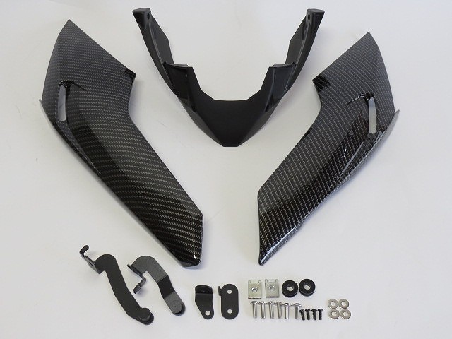 Triumph用 Street Triple 765R 765RS 2017-2022 アンダーカウル セット カーボン調