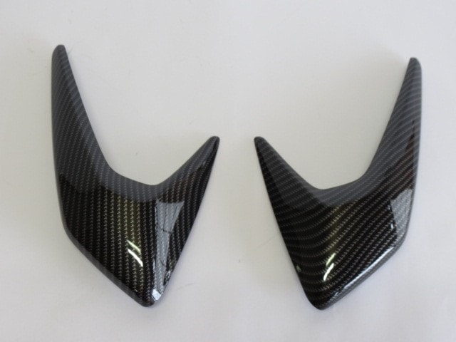 Triumph Street Triple 765R 765RS 2017-2022 サイトカウル 左右セット カーボン調