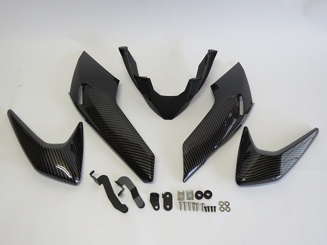 Triumph Street Triple 765R 765RS 2017-2022 サイト&アンダーカウル セット カーボン調