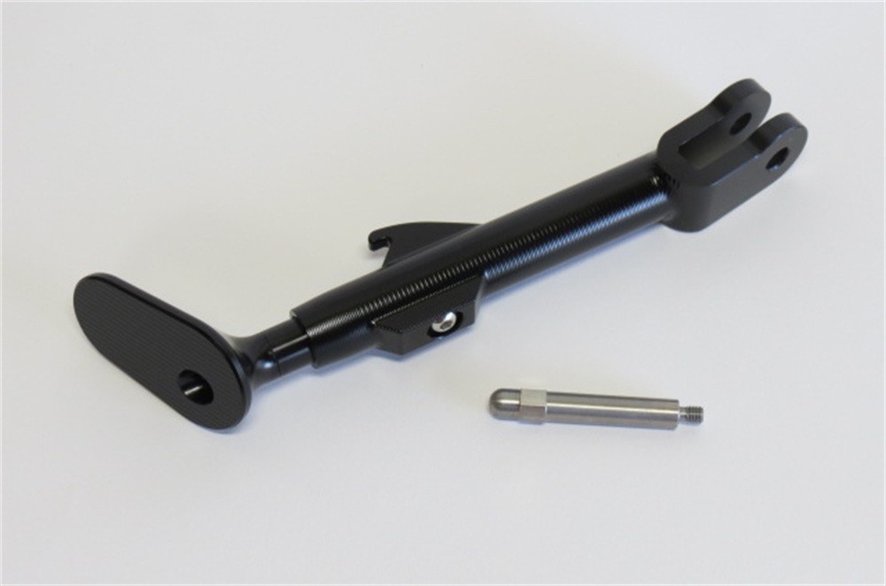 XSR900 2022-2025 MT-09 2024-2025 CNC アルミ サイドスタンド 高さ調整可能 黒 #36 |xsr|YAMAHA
