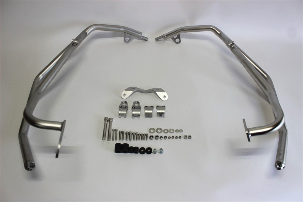 BMW用 M1000XR 2024 以降 ステンレス アッパー エンジンガード 銀|BMW