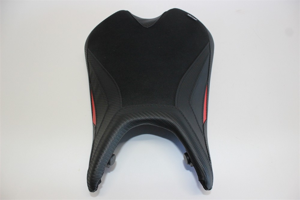 Aprilia用 アプリリア RS457 rs457 2024以降 20mm ローダウンフロントシート 本体あり 赤Xカーボン調|APRILIA