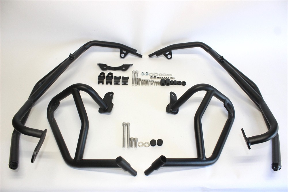 BMW用 M1000XR 2024 以降 ステンレス アッパー＆アンダー エンジンガード set 黒艶なし|BMW