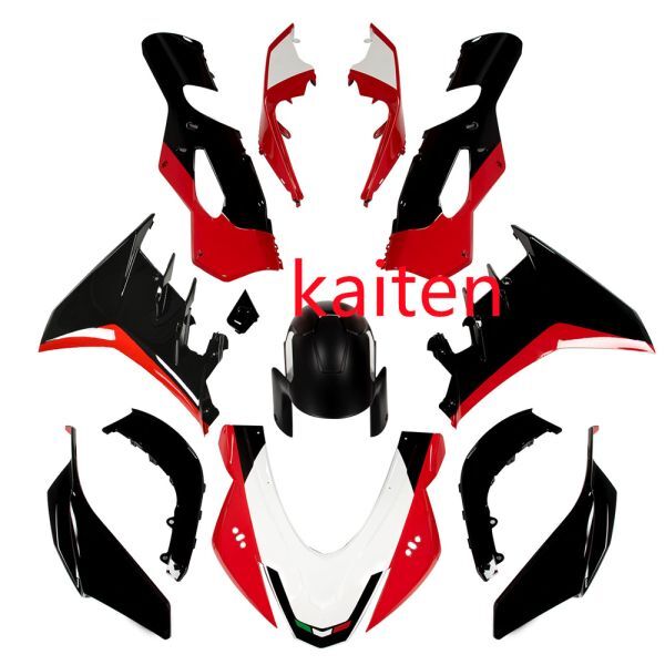 ※代引不可※Aprilia用 アプリリア用 RSV4 1100ファクトリー 2021-2024 外装セット 黒X赤