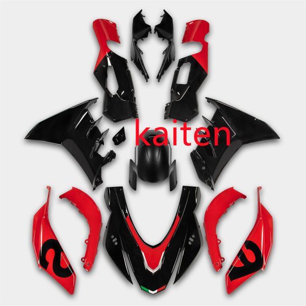 ※代引不可※Aprilia用 アプリリア用 RSV4 1100ファクトリー 2021-2024 外装セット 黒艶ありX赤