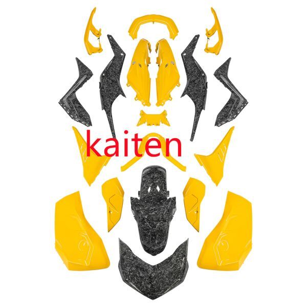 ※代引き不可※XMAX x-max xmax 2023 以降 シャークスタイル 19点 外装セット 黄Xフォージング調