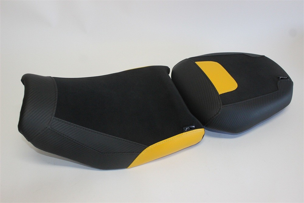 Vストローム250SX V-STROM 250 SX v-strom250sx 2022 以降 フロント&リアシート 本体あり 黄Xカーボン調