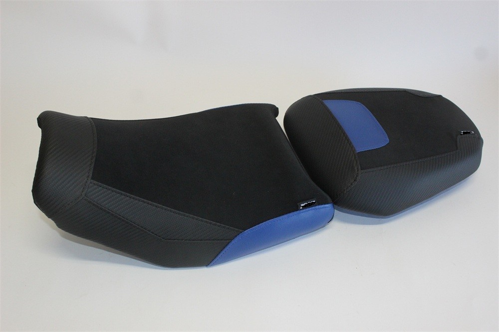 Vストローム250SX V-STROM 250 SX v-strom250sx 2022 以降 フロント&リアシート 本体あり 青Xカーボン調