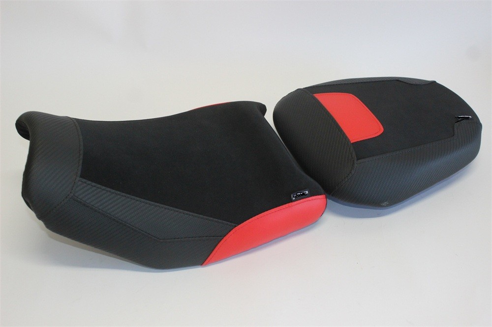 Vストローム250SX V-STROM 250 SX v-strom250sx 2022 以降 フロント&リアシート 本体あり 赤Xカーボン調