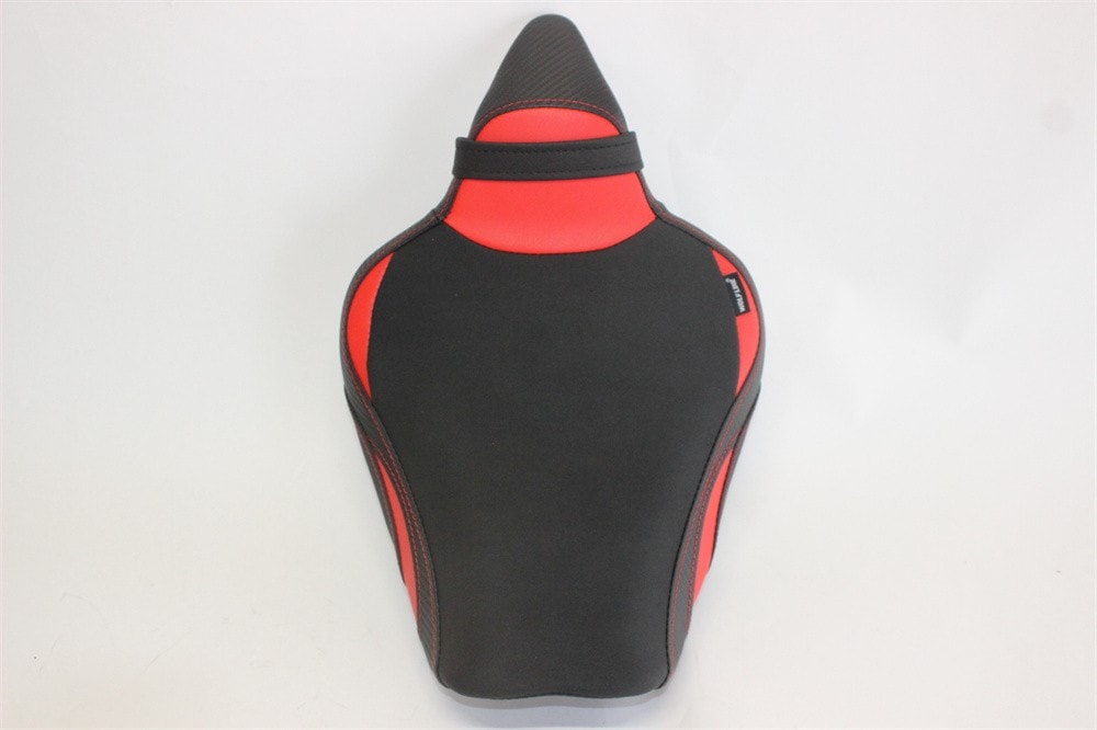 Z1000 z1000 2014-2022 カスタム フロント シート 本体あり カーボン調X赤