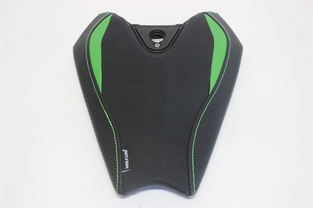 Z1000 z1000 2014-2022 カスタム リアシート 本体あり カーボン調X緑