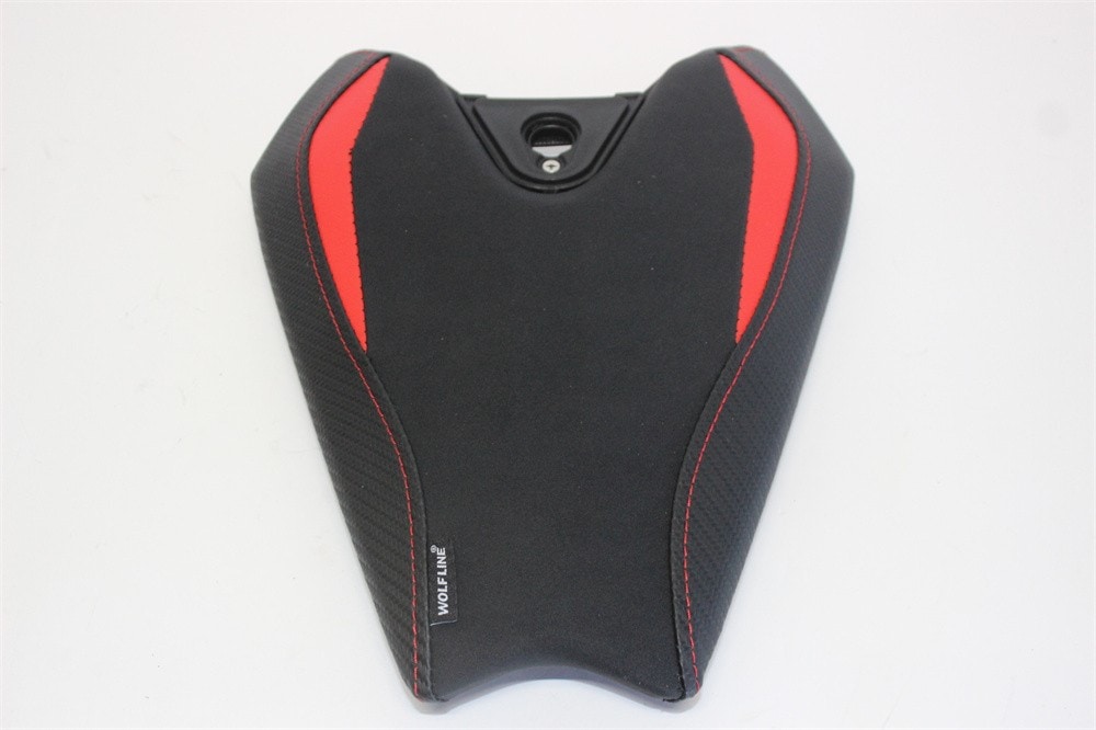 Z1000 z1000 2014-2022 カスタム リアシート 本体あり カーボン調X赤