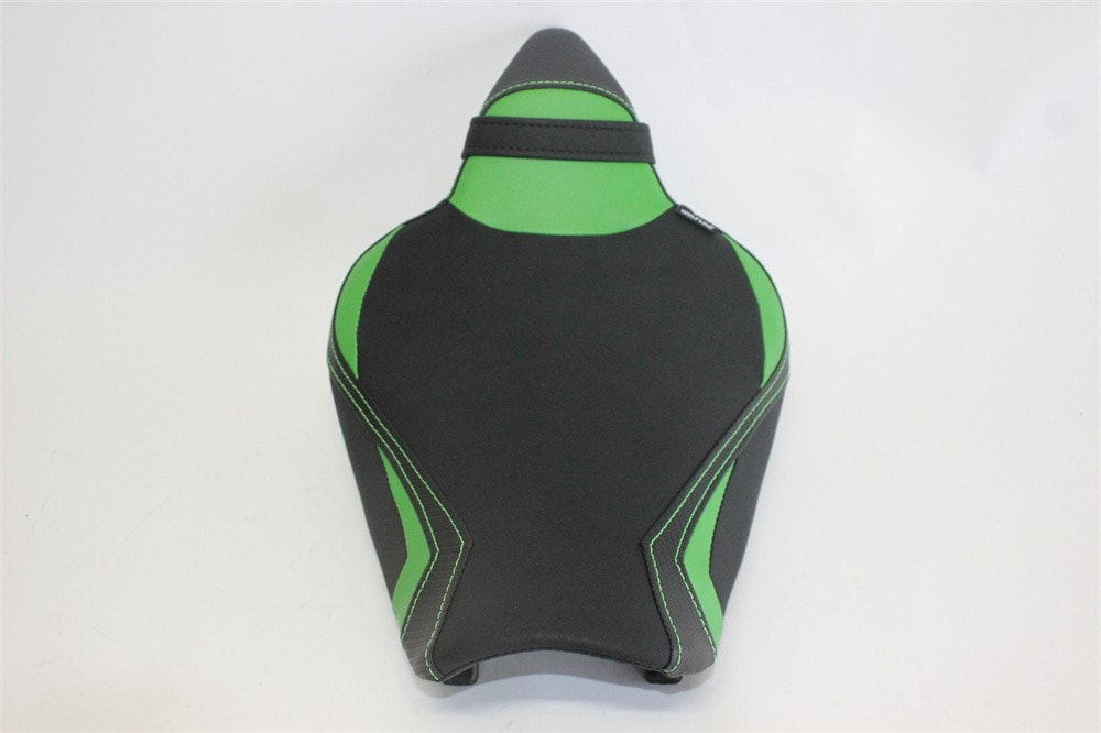 Z1000 z1000 2014-2022 カスタム フロント シート 本体あり カーボン調X緑