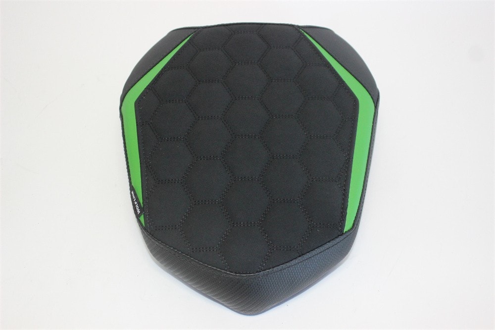 Kawasaki用 H2 SX H2 SE 2022-2026 カスタム リア シート 本体あり ハニカム 緑
