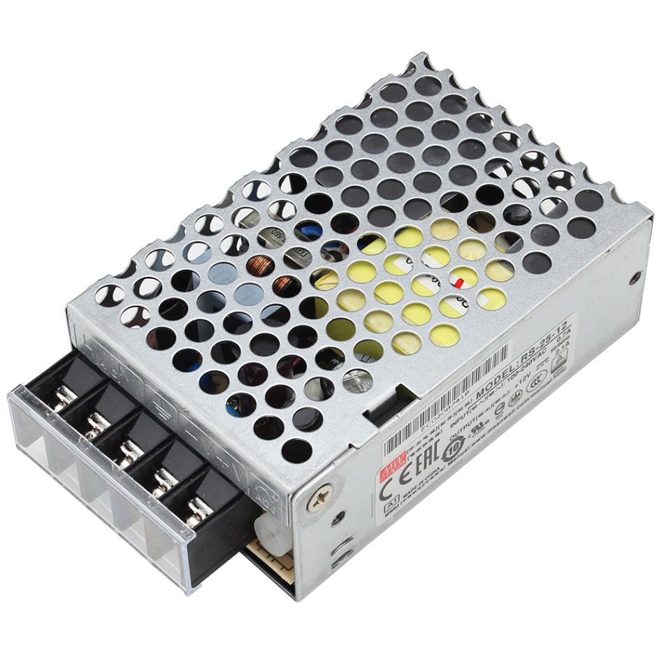 �����å����Ÿ� 12V 2.1A 25.2W ľή���경�Ÿ� Meanwell RS-25-12 �᥿����