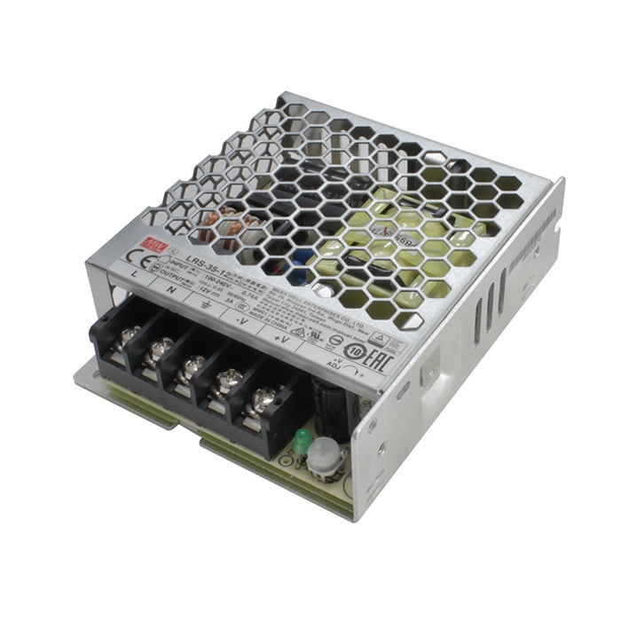 �����å����Ÿ� 12V 3A 36W ľή���경�Ÿ� Meanwell LRS-35-12 �᥿����