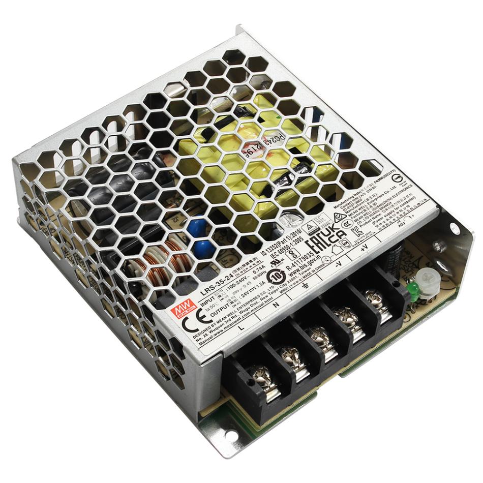 �����å����Ÿ� 24V 1.5A 36W ľή���경�Ÿ� Meanwell LRS-35-24 �᥿����