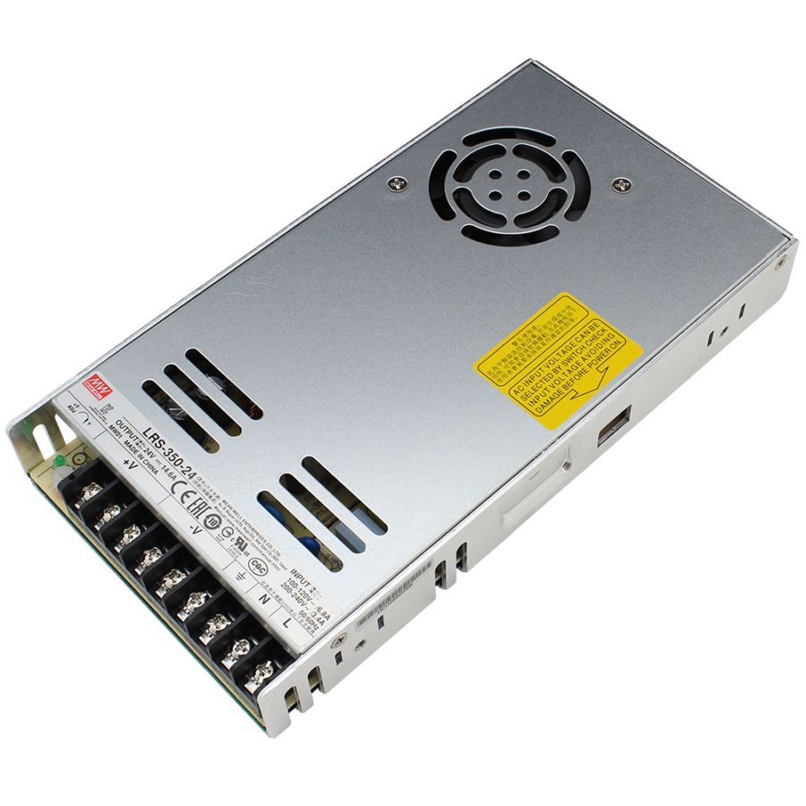 スイッチング電源 24V 14.6A 350.4W 直流安定化電源 Meanwell LRS-350