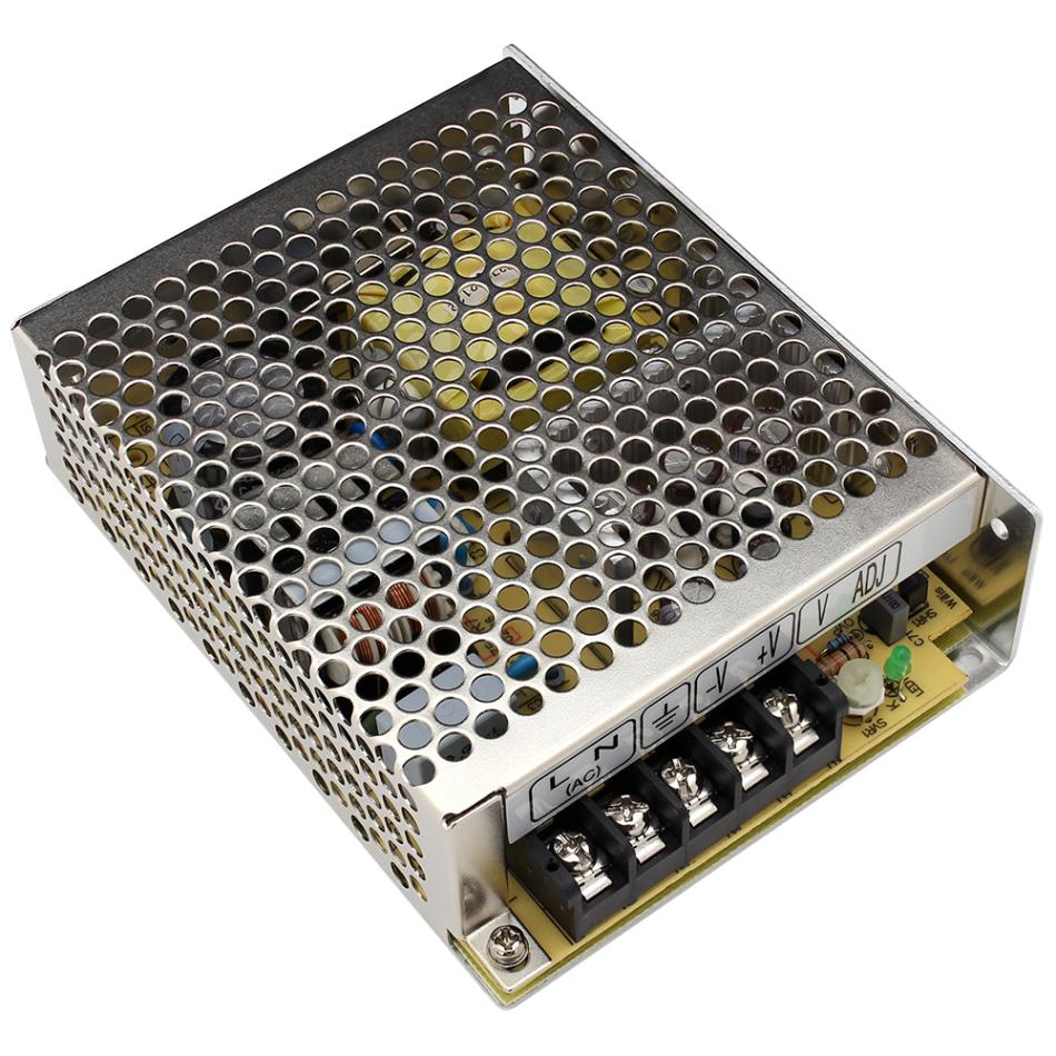 �����å����Ÿ� 24V 3.2A 76.8W ľή���경�Ÿ� Meanwell RS-75-24 �᥿����