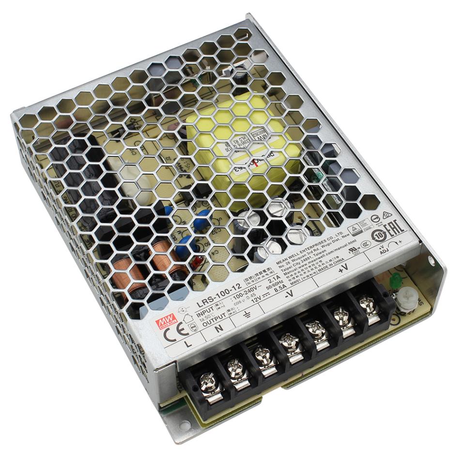 �����å����Ÿ� 12V 8.5A 102W ľή���경�Ÿ� Meanwell LRS-100-12 �᥿����
