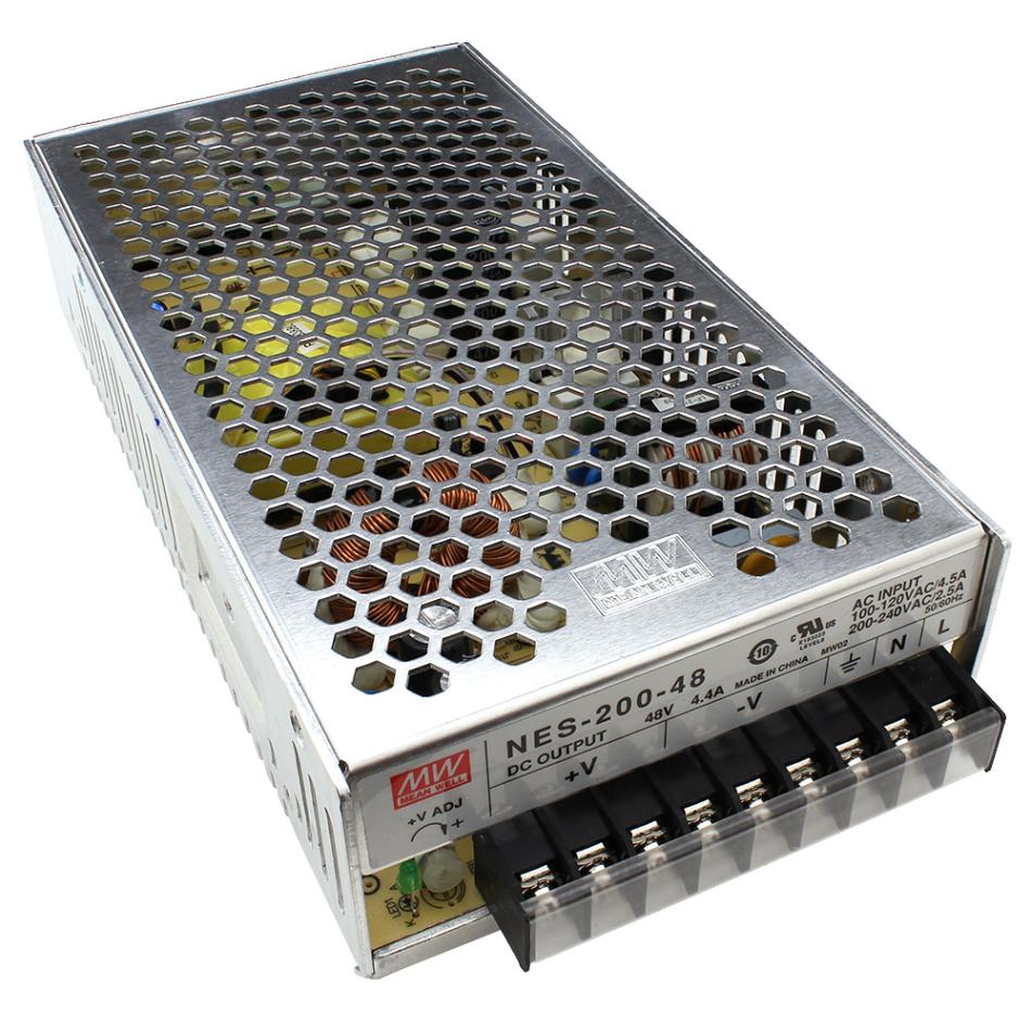 スイッチング電源 48V 4.4A 211.4W 直流安定化電源 Meanwell NES-200