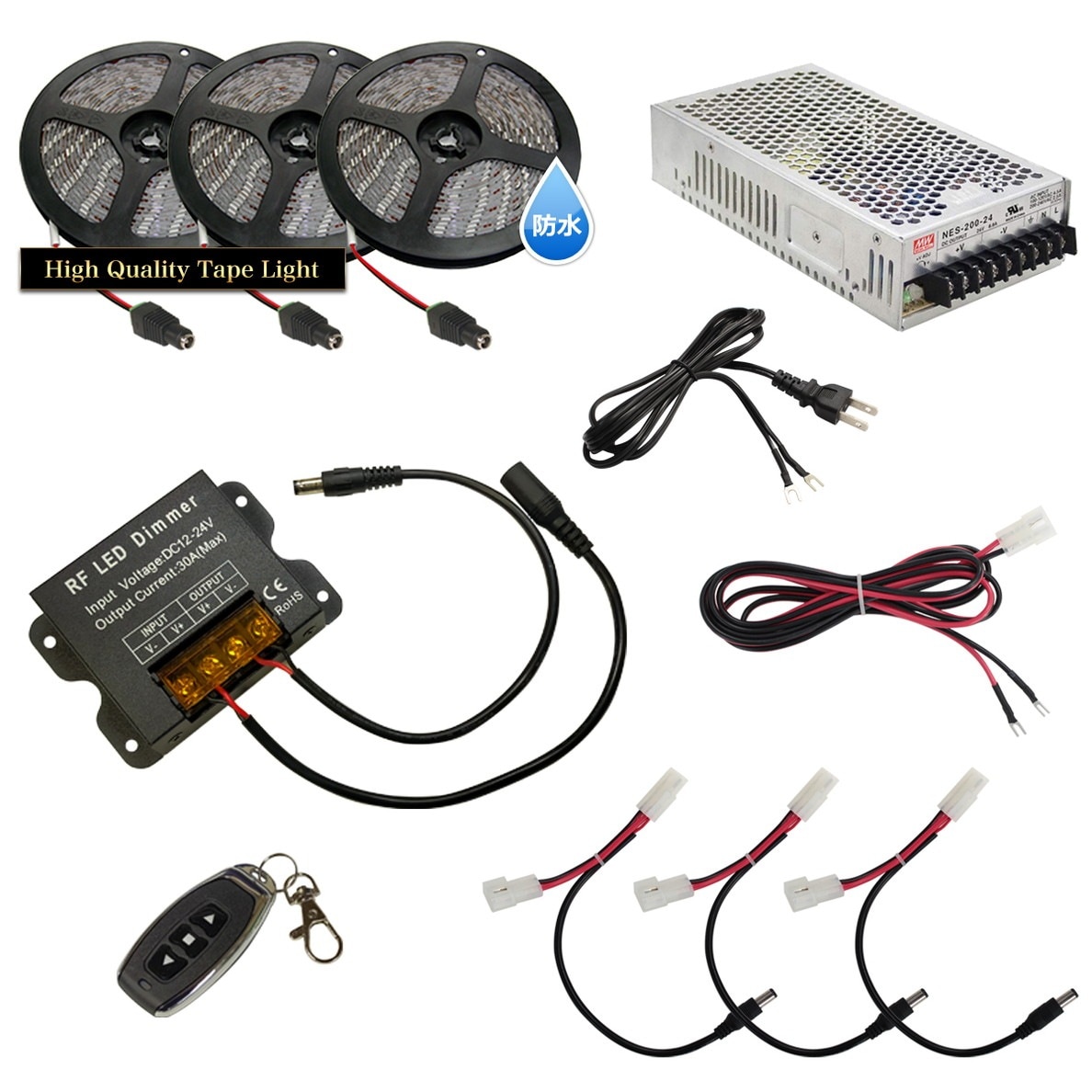 LED�ơ��ץ饤�� 50cm 3�� �ɿ� 3���å� ���ܾ��� ���մ�ñ ��⥳�� Ĵ���� �Ÿ� �餯�餯�������å�