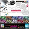 ���ޥ���500cm 1�ܥ��å� ���ɿ� RGB LED�ơ��ץ饤�� RFĴ���� �б��Ÿ��դ�