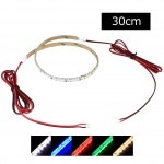 LEDơץ饤 ɿ 12V 30cm ¦ȯ 8mm 1å ١ ֥1.5m ξü