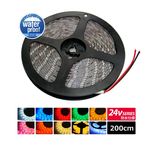 LED�ơ��ץ饤�� �ɿ� 24V 2m 3���å� ��١��� �����֥�12cm