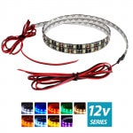 LEDテープライト 防水 12V 150cm 3チップ 黒ベース ケーブル1.5m 両端子