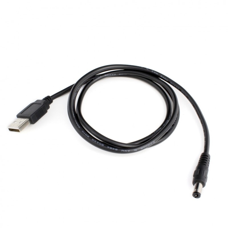 USB������DC����å����� 5.5��2.1mm �����֥� 1m