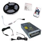 LED�ơ��ץ饤�� ή��� RGB �ե륫�顼 �Ÿ��դ� RF��⥳���դ� �ɿ� 5m 12V