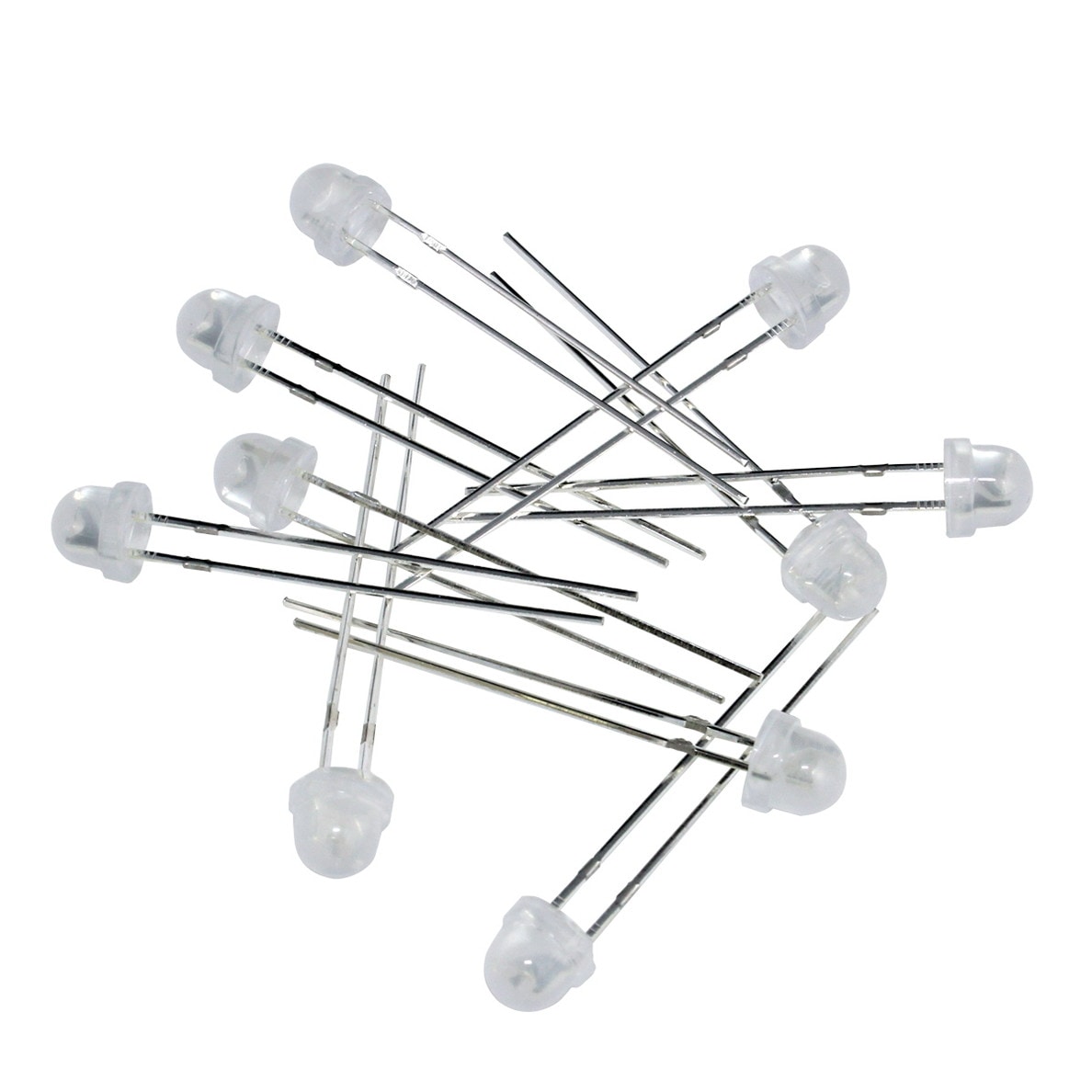 LED ȯ������������ 4.8mm ˹�ҷ� RGB ��ư���� �٤� ���򿧥�� 3V 100��