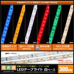 LED�ơ��ץ饤�� ��̩�� 120LED/m �ɿ� 12V 1���å� ��١��� 300cm 1��
