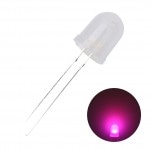 LED ȯ 10mm ˤƷ 򿧥 ԥ 1000-1500mcd 649-651nm 10