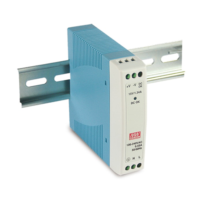 �����å����Ÿ� 12V 0.84A 10W ľή���경�Ÿ� DIN�졼���б� Meanwell MDR-10-12