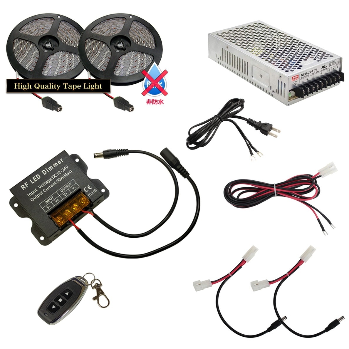 LED�ơ��ץ饤�� 6m 2�� ���ɿ� 1���å� ���ܾ��� ���մ�ñ ��⥳�� Ĵ���� �Ÿ� �餯�餯�������å�