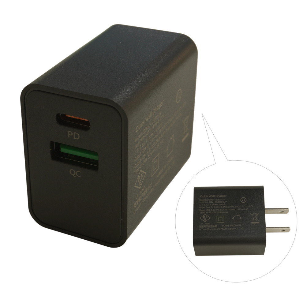 ��®���Ŵ� iPhone Android PD�б� QC�б� USB 2�ݡ��� 20W ���ܥǥ��� PSEǧ�� 1ǯ�ݾ�