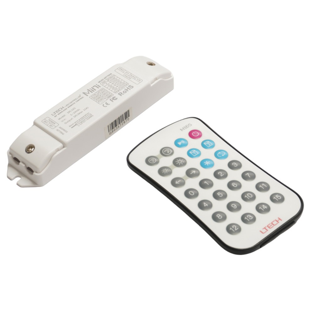 LTECH Miniシリーズ Fantastic Controller SPI-16S (M16S) RF リモコン
