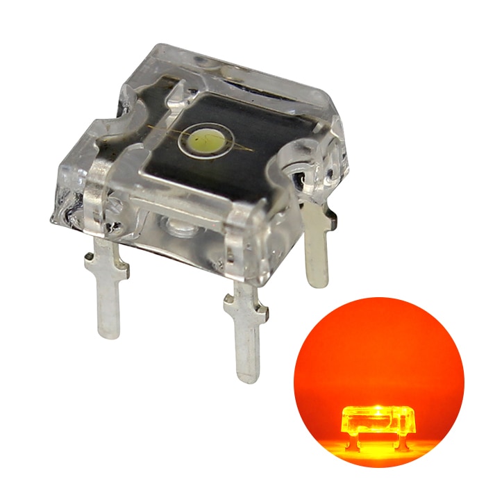 LED ȯ������������ FLUX FLAT ����󥸿� 600-800mcd ���Ρ��ɥ���� 100��