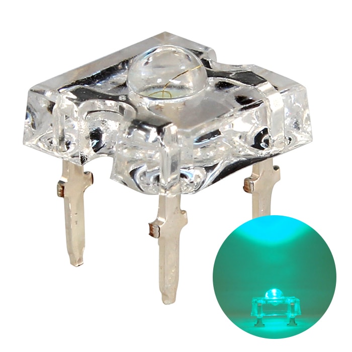 LED ȯ������������ FLUX 3mm �п� 3000-4000mcd 100��