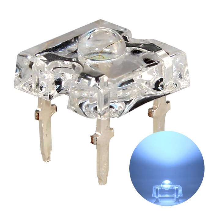 LED ȯ������������ FLUX 3mm ���� 2500-3000mcd 100��