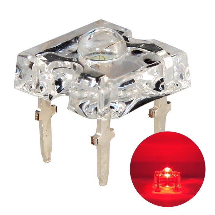 LED ȯ������������ FLUX 3mm �ֿ� 4500-5600mcd 100��