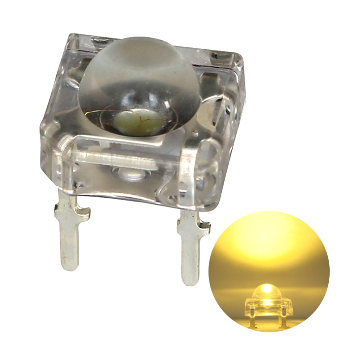 LED ȯ������������ FLUX 5mm �ŵ忧 2500-3000mcd 100��