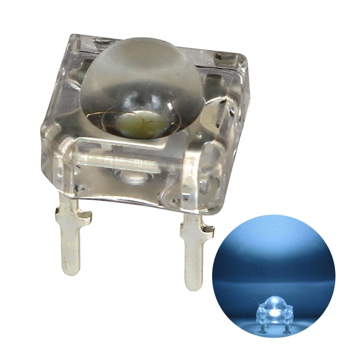 LED ȯ FLUX 5mm  6000-7000mcd 100