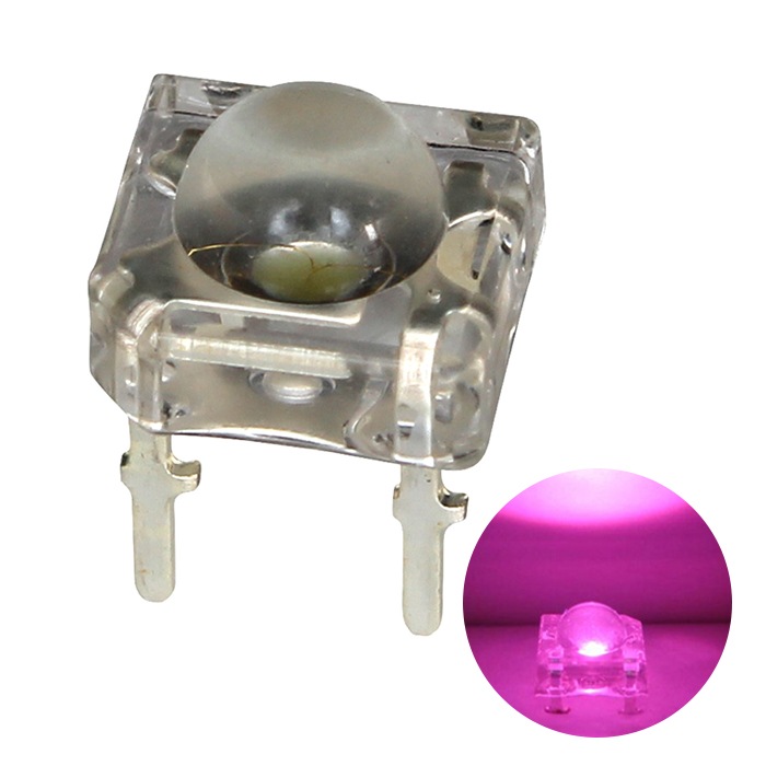 LED ȯ������������ FLUX 5mm �ԥ󥯿� 1135-1590mcd 100��