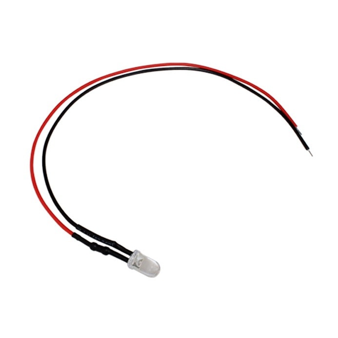 LED 5mm ˤƷ 5V դ ֥18cm 10